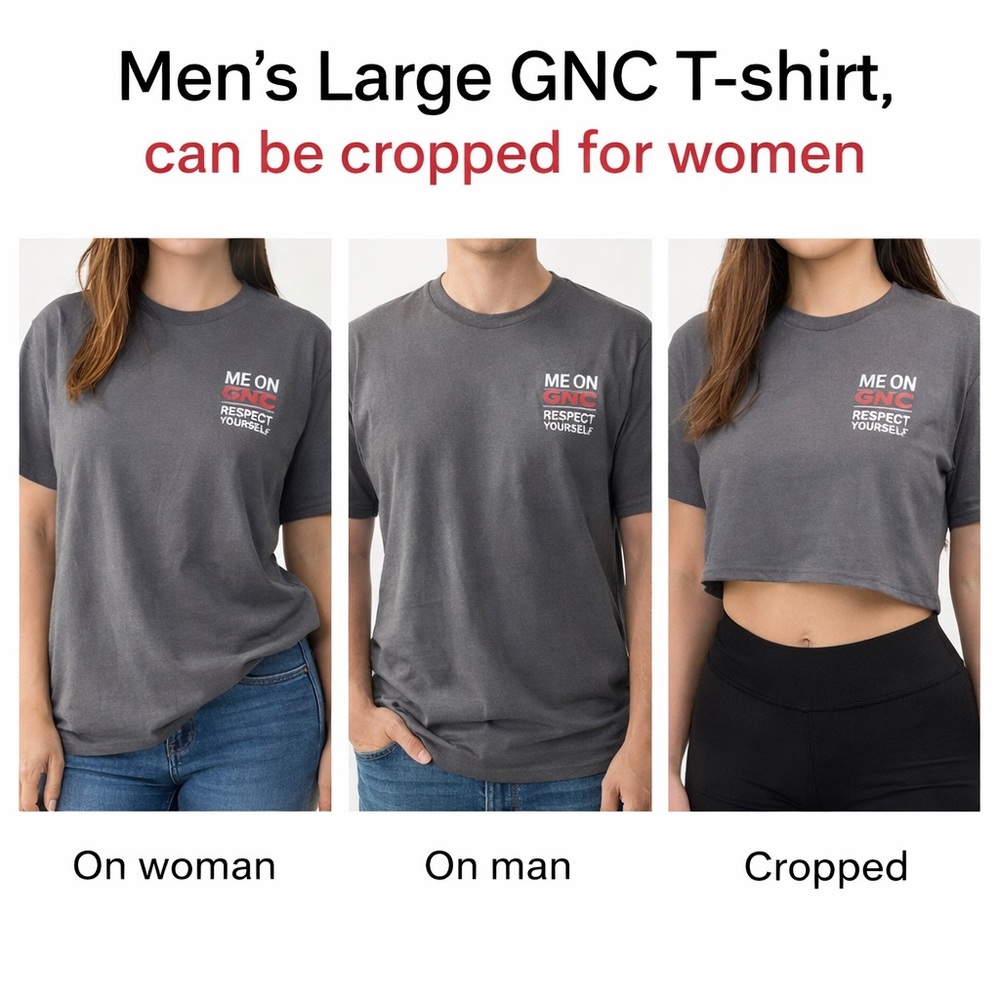 GNC “Respect Yourself” T-Shirt – Men’s Large – Style It Your Way